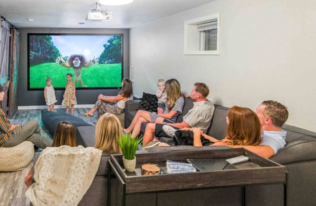Arvada Speakeasy: Theater, Fire Pit, Grill, Poker