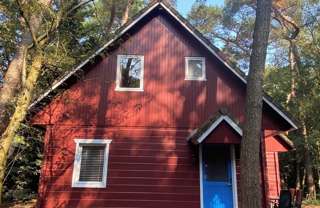 Attractive and comfortable Swedish vacation home in forest and close to dunes