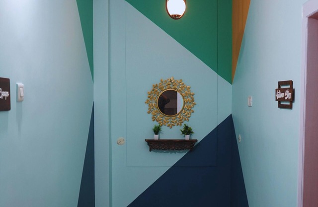 Azure Escape: Stylish 2-Bedroom Retreat in Guwahati with WiFi & AC Comforts