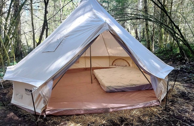 Baggins Inn campsite at Elfendahl forest.