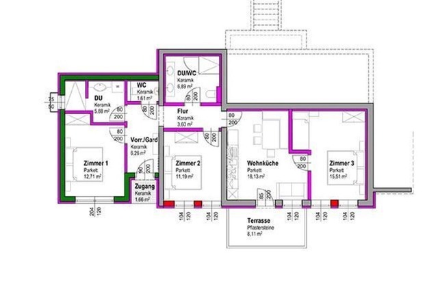 Barrier-free holiday apartment with 3 bedrooms, Ty - Pertl - Hansalagut