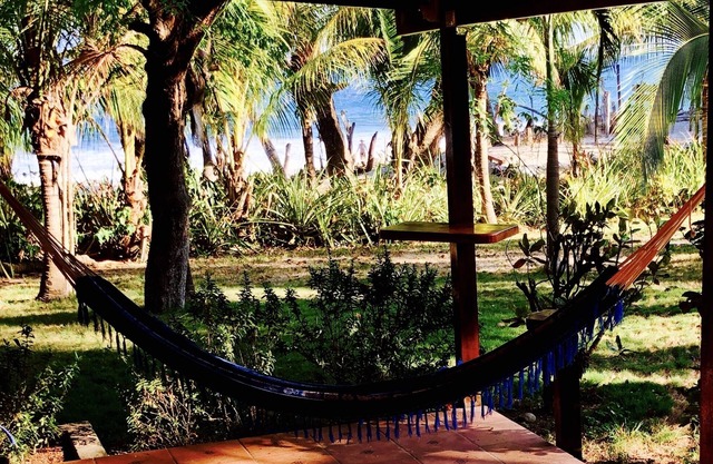 Beach Front property , with pool. short walking distance from town, lush gardens