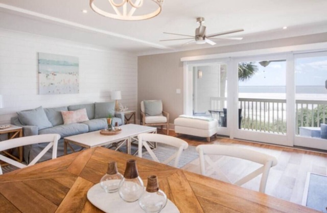 Beachfront IOP Villa with Outdoor Pool. Remodeled!