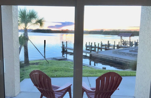 Beautiful 1st Floor Bayfront Condo right on Lemon Bay with Breathtaking Sunrises
