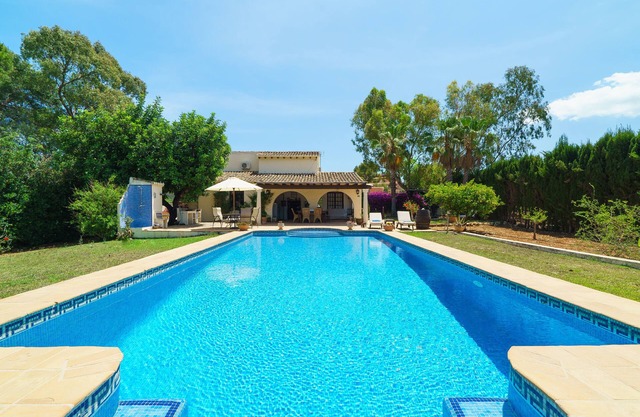 Beautiful and romantic villa with private pool in Denia, on the Costa Blanca, Spain for 6 persons