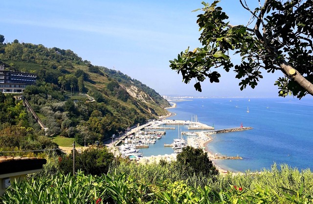 Beautiful aparment directly above the beach port, 5minutes walk to the beach
