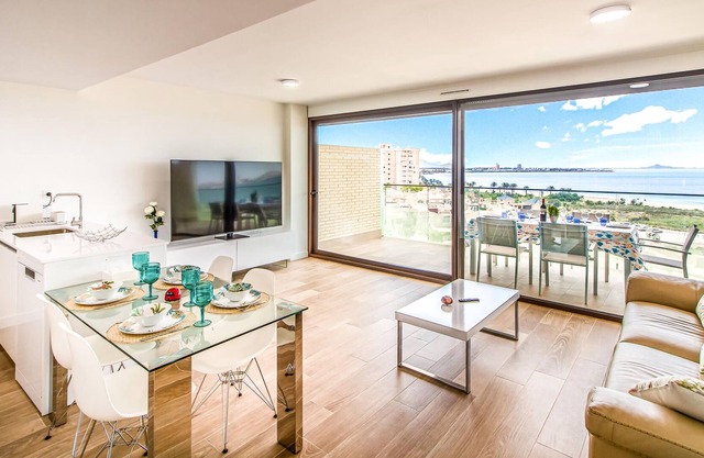 Beautiful apartment with fantastic view at Playa Paraiso.