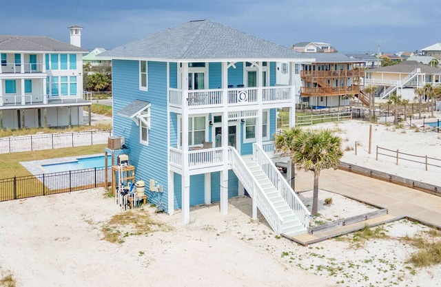 Beautiful Gulf View Home with Private Pool and Hot Tub!