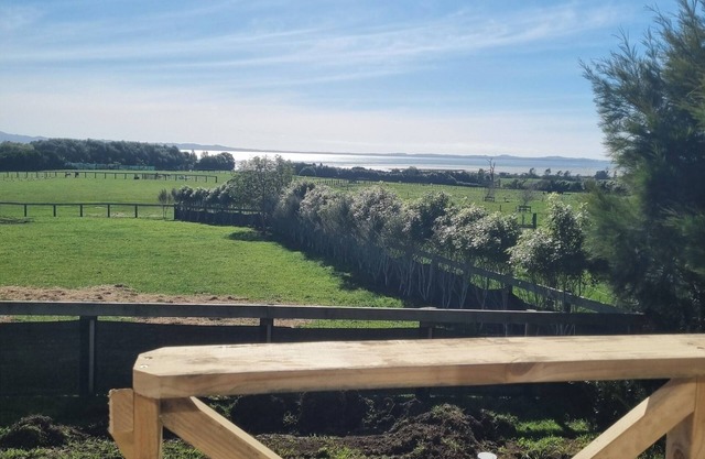 Beautiful harbour and rural farm views. Stunning views of sky tower and airport.