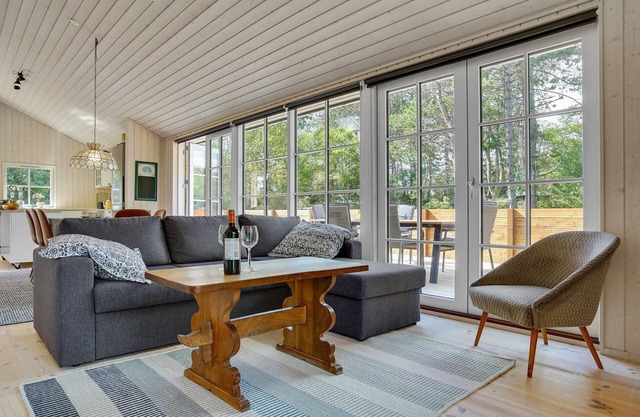 Beautiful vacation home on the beach at Råbylille on Møn.
