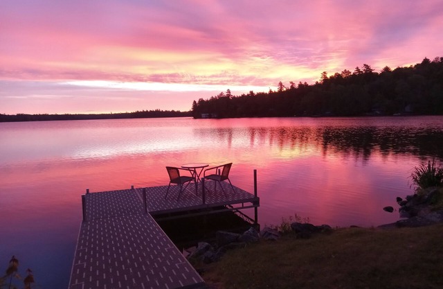 Beautiful waterfront cottage with the conveniences of home in central Maine.