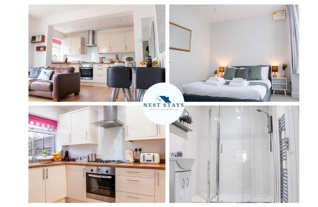 Bedford Road Garden Apartment with Free Parking, WiFi and Netflix