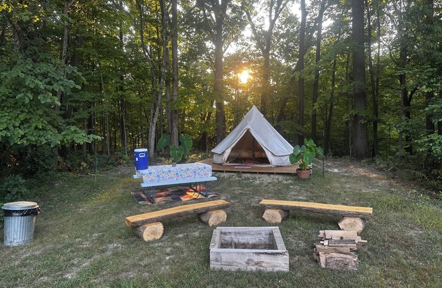Bell Tent Under the Stars