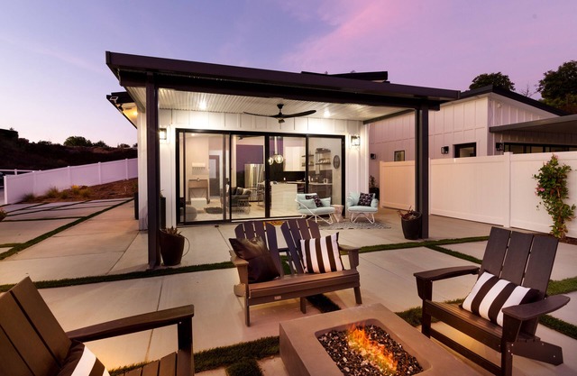 Brand New Modern Romantic Couples Getaway in Wine Country
