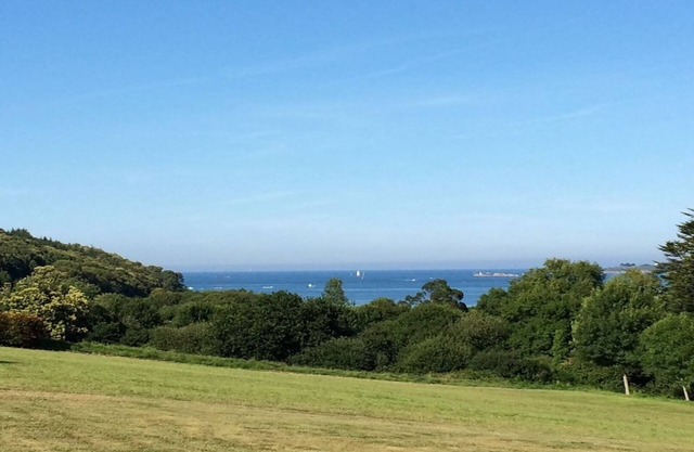 Breton house in a listed natural site, sea view, pets welcome