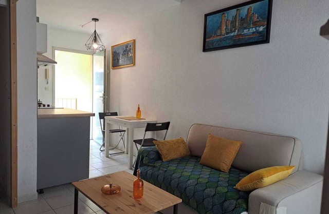 Bright studio with balcony in Montpellier