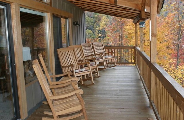 Buck Horn Lodge Private Residence at 3800' w/sunset views of Maggie Valley, NC