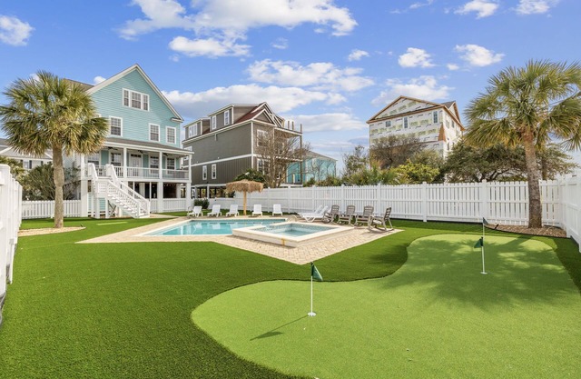 Bumm'Inn - Spacious 6 Bed/6.5 Bath, 2nd Row, Pvt Htd Pool/Kiddie Pool, Sleeps 18