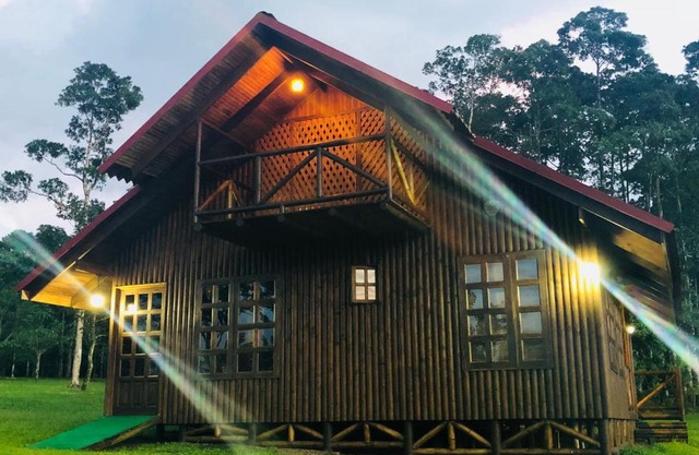 Cabaña rodeada de naturaleza en San Carlos