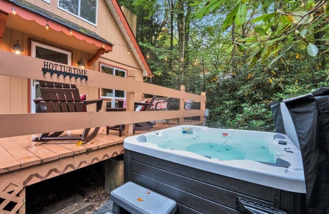 Camp Rock in the Poconos | Hot Tub & Firepit
