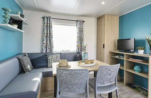Camping de la Baie de Térénez*** - Lodge Terenez Confort 3 rooms 4 people