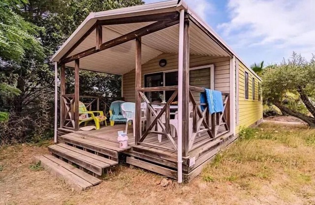 Camping Les Albères * - Mobil Home Loisirs 3 Rooms 4 People Air Conditioned + TV