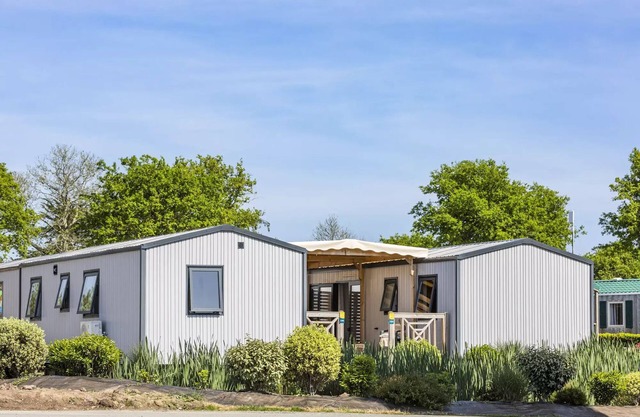 Camping maeva Club La Mer Blanche * - Mobile Home Presta+ Tribu 7 Rooms 12 People Air Conditioned + TV