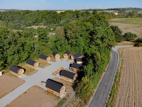 Campingfässer Clamping beheizt-Café Schlossblick