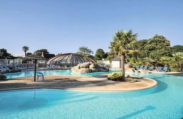 Campsite Domaine de Bel Air* - Mobile home Select TV LV Plancha 4 rooms 6 people