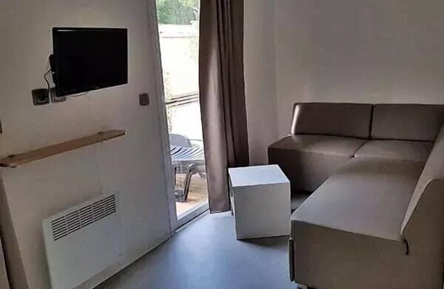 Campsite Verdon Parc* - Mobile home Premium 3 rooms 4 people air-conditioned - TV