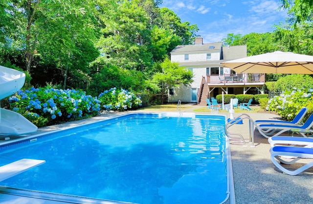 Cape Cod vacation home offers heated pool and close proximity to beaches