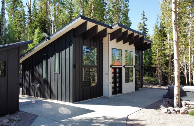 Chalet Black: Modern Ski Resort Haven in Wooded Paradise! 4 queen beds