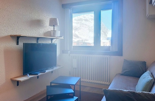 Charming 2-room in Val d'Isère, 4 pers, near center, TV, WiFi