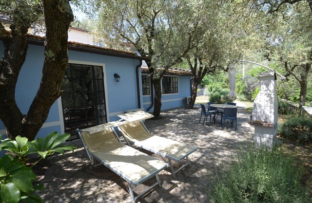 Charming holiday home in an olive grove with large terrace and fenced garden, sh