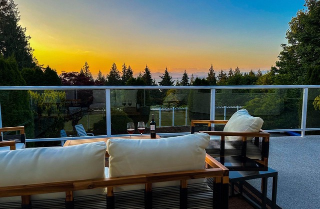 Charming home with a private pool and inviting upper deck patio, perfect for relaxed outdoor living