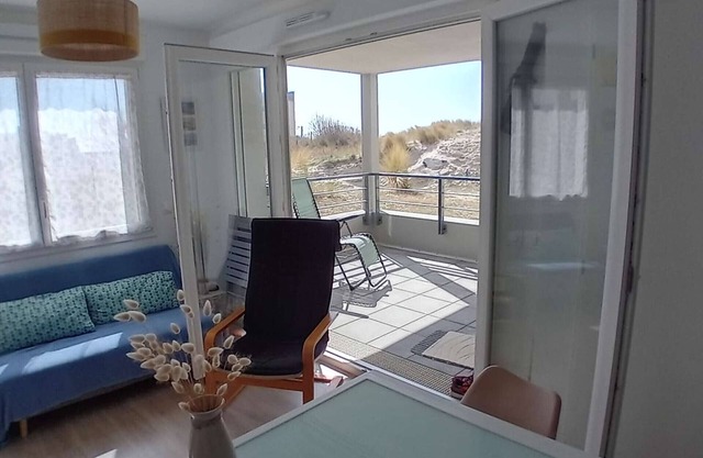 Charming T2 with Terrace in Stella Beach, Pets Allowed