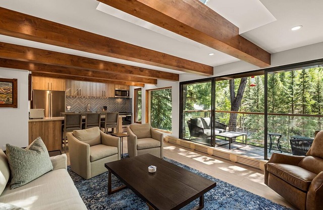 Chateau Eau Claire Unit 11 | Condo with River Views, Hot Tub, Pool, Fitness Center Access