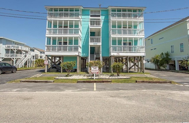 Cherry Grove condo, steps away from beach, 2 balconies, water view