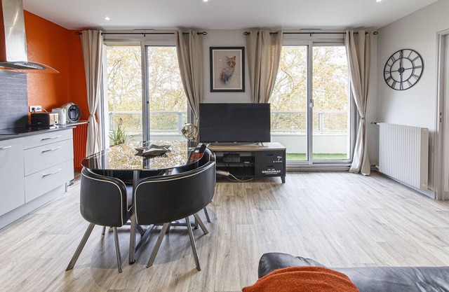 Chic appartement vue sur parc au calme