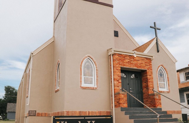 Church , located in Christmas City of the High Plains.