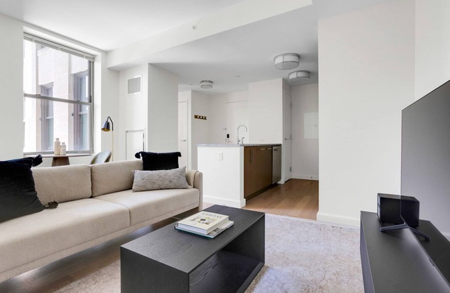 Classic Back Bay 1BR w/W/D & Gym, 2 blocks to T, by Blueground