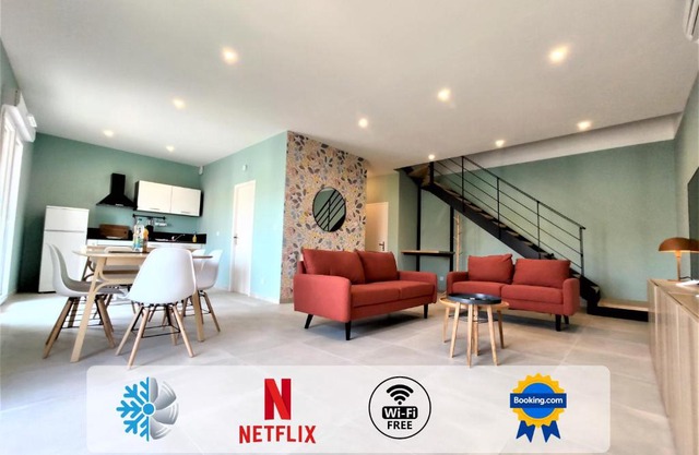 ColorMix 3 étoiles - 95m2 Plein Centre - Ensoleillé Climatisé