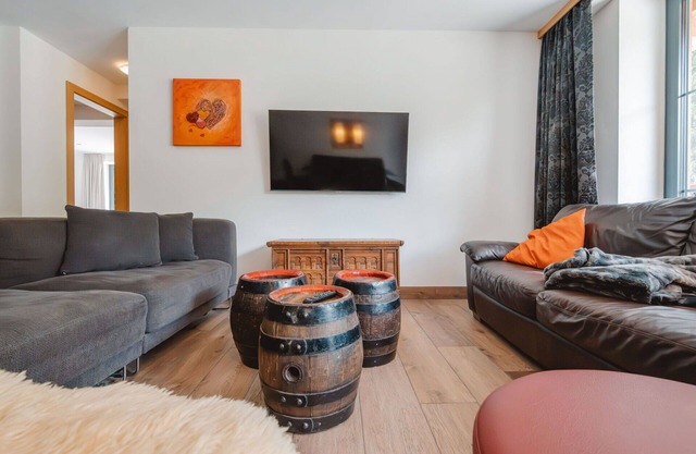 Cosy apartment for 8 guests with WIFI, TV, terrace, panoramic view and parking