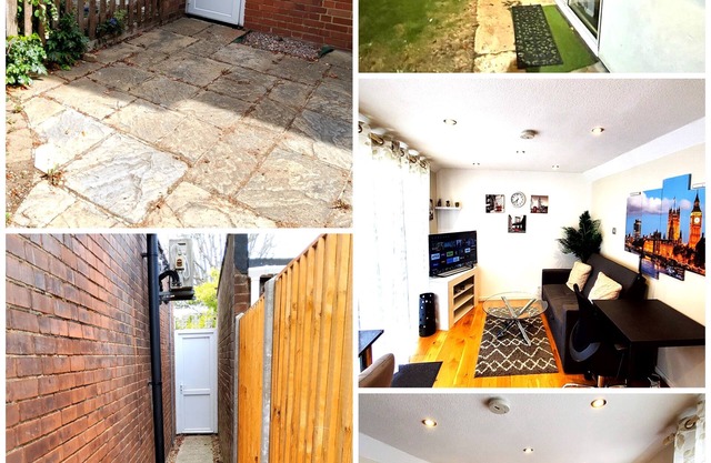 Cosy Serene Garden 1 Bedroom FLAT. 1 min walk from Leagrave Station