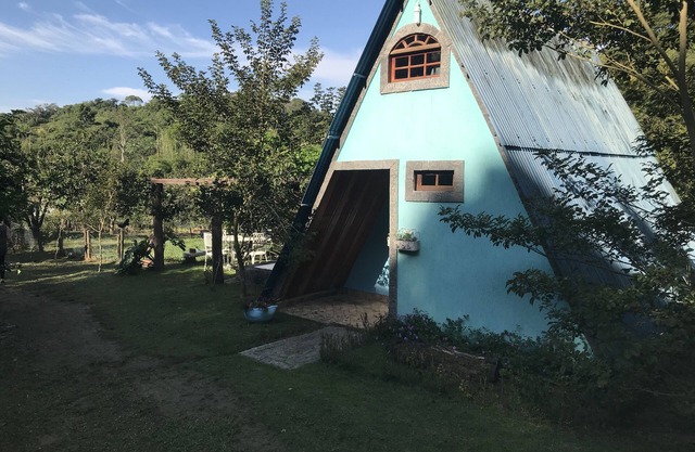 Cottage in the woods and in the countryside
