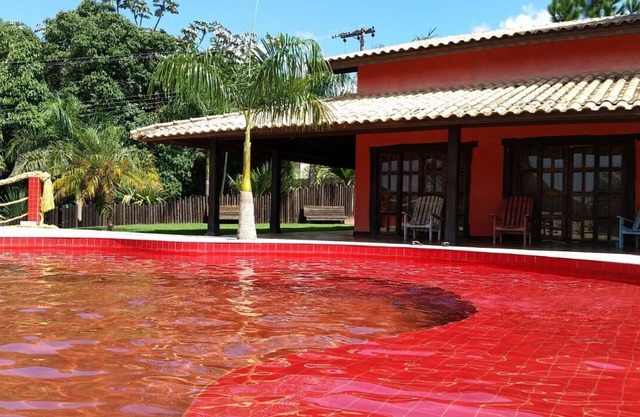 Country House with Red Pool