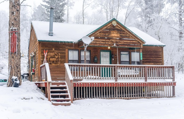 Cozy 2BR Log Cabin Surrounded by Pine Trees, Close to Terry Peak and Deadwood