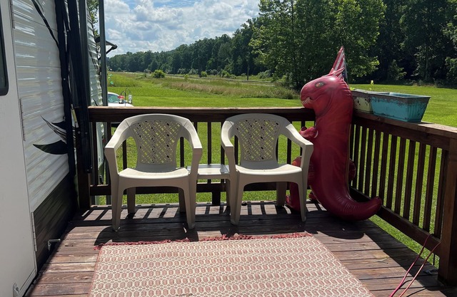 Cozy campground in serene Coeburn with AC