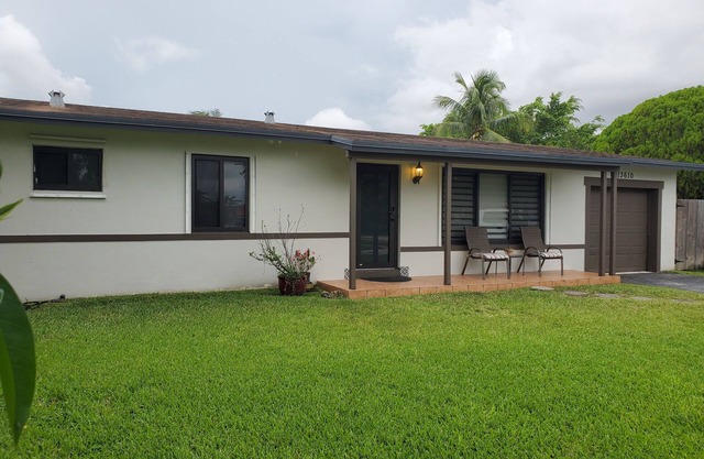 Cozy family home in quiet area, nice garden views.