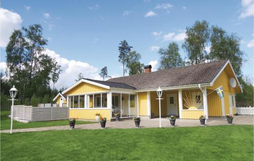 Cozy Home In Oskarström With Sauna
